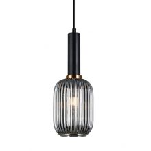 Antiola lampa wisząca czarny/przydymiony 1x40W E27